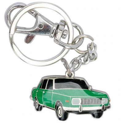 Retro kulcstartó, Wartburg 353, zöld Autós kult termékek alkatrész vásárlás, árak